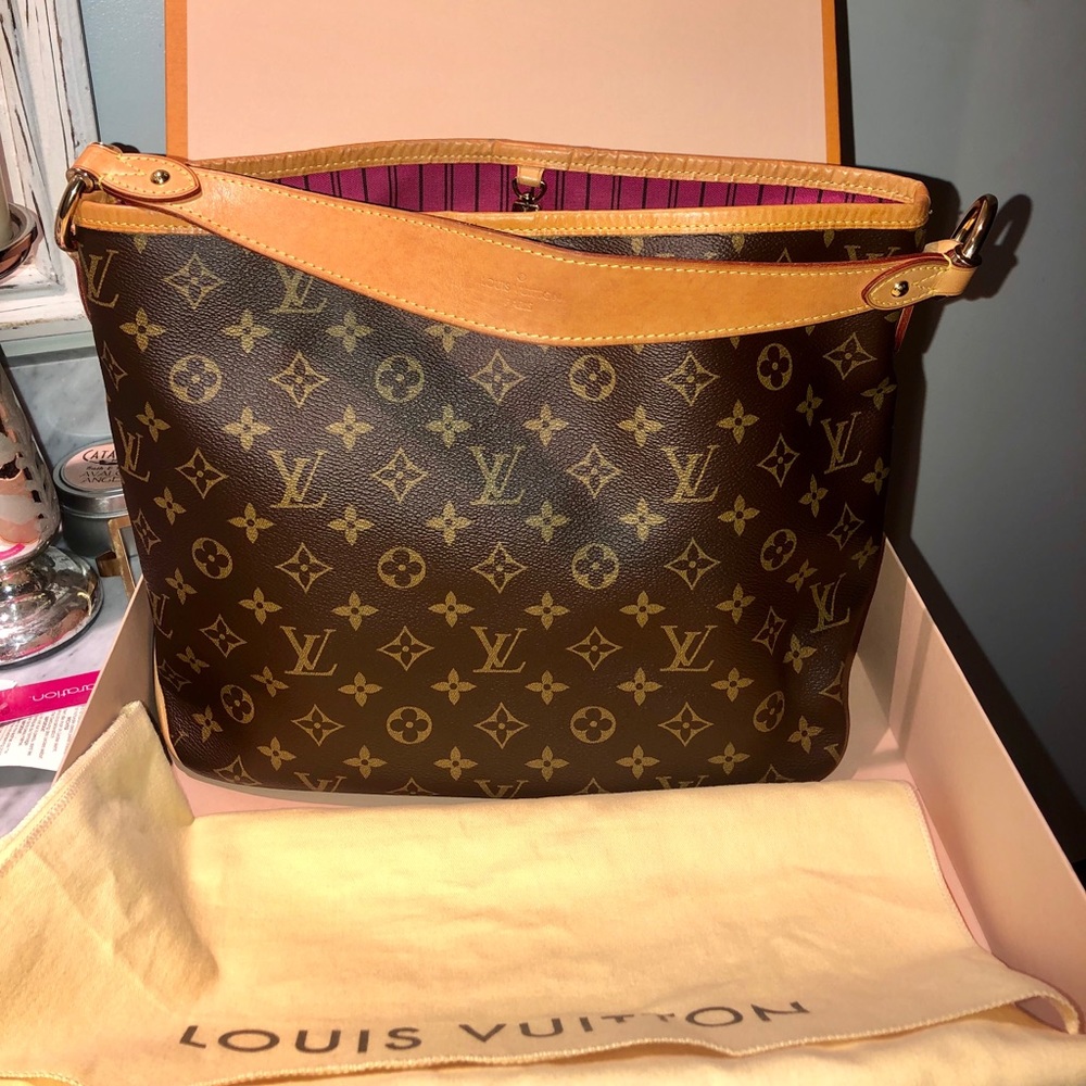 🔥🔥🔥Louis Vuitton Delightful PM Monogram Pivoine
